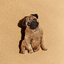 刺繡貼紙 - 巴哥