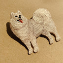 刺繡貼紙 - 薩摩耶