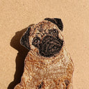 刺繡貼紙 - 巴哥